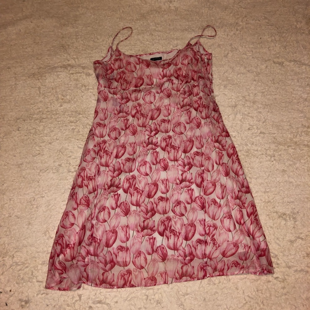 J Crew rose pattern dress